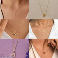 ELEGANT beautiful pack 0f 6 necklaces for girls and women